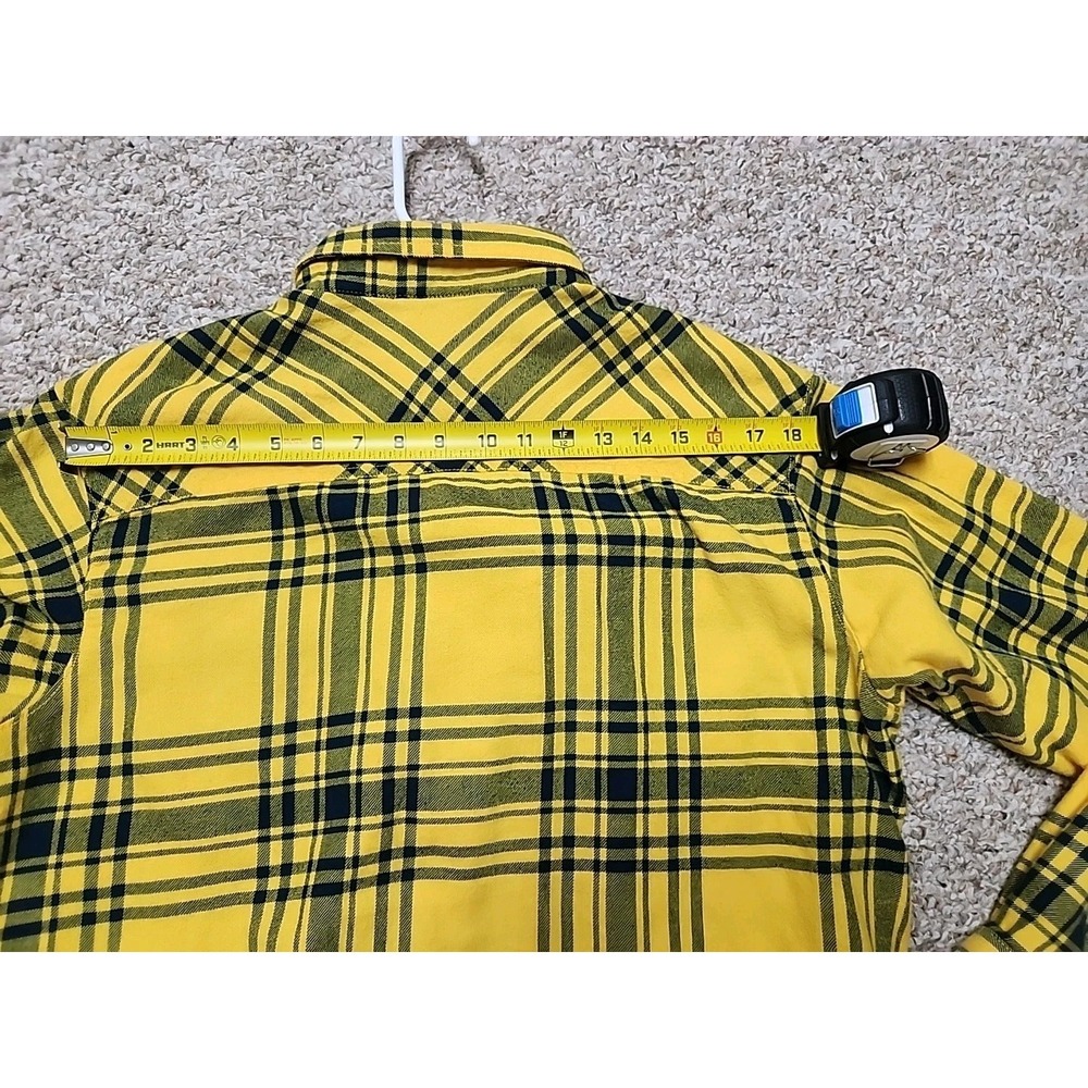 Columbia Michigan Wolverines Flare Gun Cotton Flannel Shirt size Men's‎ Medium - Picture 11 of 15
